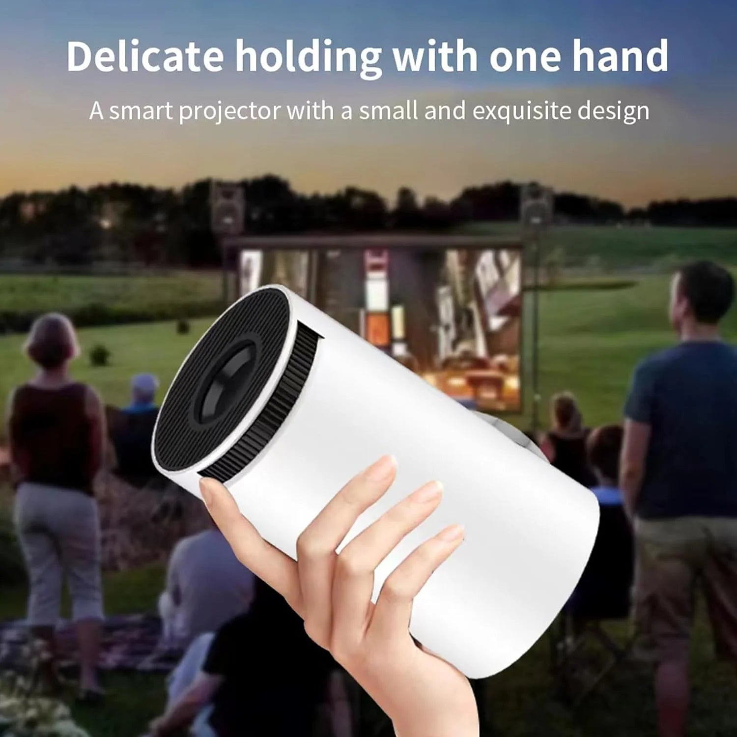 4K Mini Projector with Wifi and Bluetooth