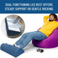 Office Foot Rest under Desk Ergonomic Memory Foam Foot Pillow, Navy Blue