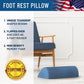 Office Foot Rest under Desk Ergonomic Memory Foam Foot Pillow, Navy Blue