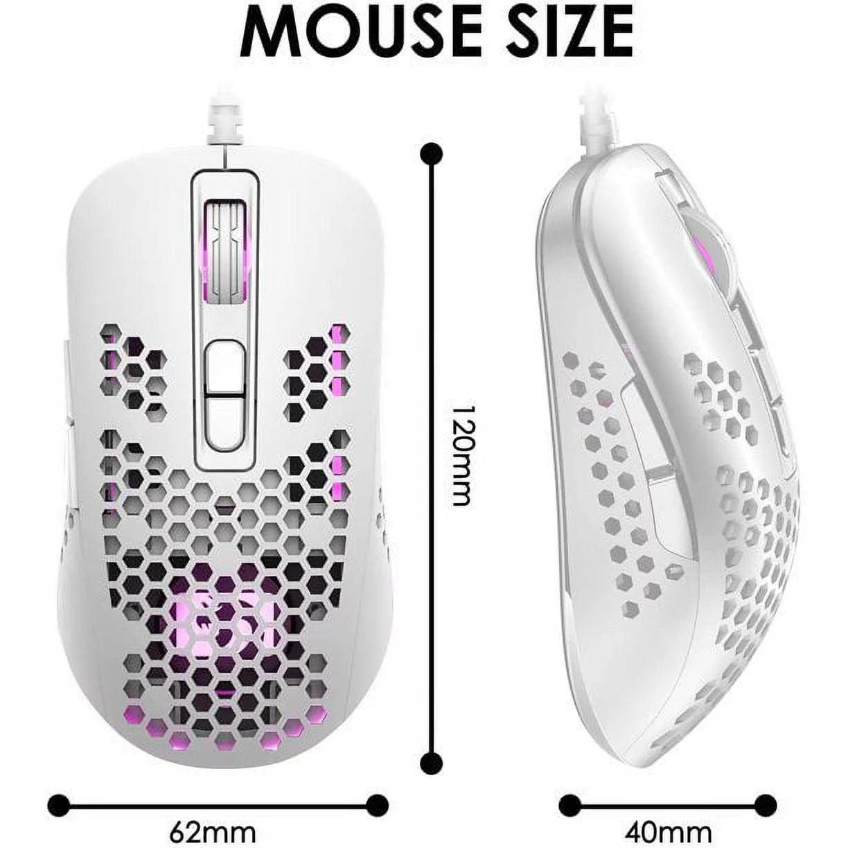 Mini Ultralight Wired Gaming Mouse